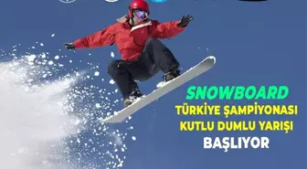 Kutlu Dumlu Snowboard Türkiye Şampiyonası Erciyes'te Başladı