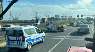 Adıyaman'da Takla Atan Otomobilde 1 Yaralı