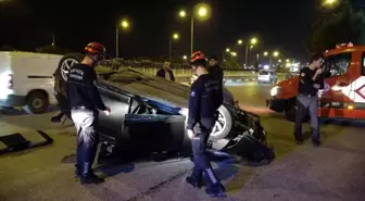 Antalya'da Genç Sürücü Kaza Yaptı: 5 Arkadaş Yaralanmadan Kurtuldu