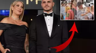 Wanda Nara ve Icardi birbirine girdi, polis müdahale etti