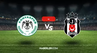 Konyaspor Beşiktaş maçı kaç kaç, bitti mi? MAÇ SONUCU! Konyaspor Beşiktaş golleri kim attı, canlı maç anlatımı!