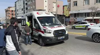 Darıca'da Motosiklet, Yaya Kadına Çarptı