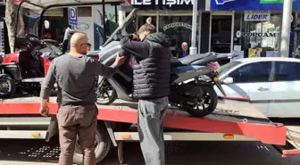 Zile'de Tescilsiz Motosiklet Denetimleri Sürüyor