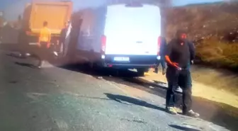 Adıyaman'da Minibüs Kamyona Çarptı: 1 Yaralı