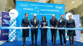 AJet, İstanbul'dan St. Petersburg'a İlk Seferini Gerçekleştirdi