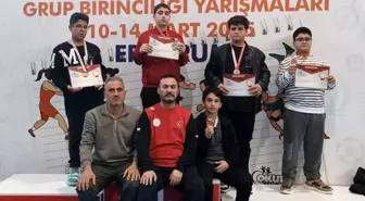 Elazığlı Sporcular Güreş Küçükler Grup Birinciliğinde Başarı Gösterdi