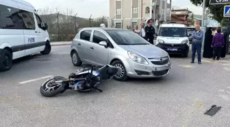 Kocaeli'de Motosiklet Kazası: Yaralı Hastaneye Kaldırıldı