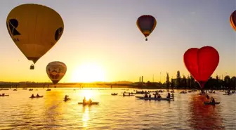 Kanberra Balon Gösterisi Görsel Şölen Sunuyor