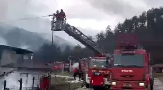 Mengen Rüya Çiftliği Oteli Restoranında Yangın