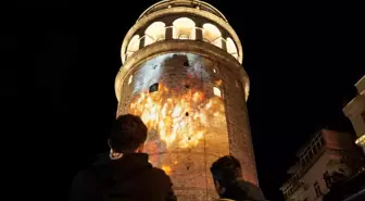 Galata Kulesi'nde 'Çanakkale ruhu'