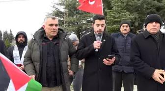 İsrail'in Gazze'ye yönelik saldırıları Kırklareli'nde protesto edildi