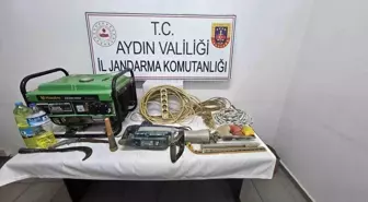 Aydın'da Kaçak Kazı Yapan 8 Şüpheli Suçüstü Yakalandı