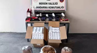 Mersin'de Gümrük Kaçağı Sigara Ticareti Operasyonu: 19 Bin Makaron Ele Geçirildi