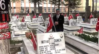 Şehadetinin sene-i devriyesinde şehit binbaşı Mithat Dunca unutulmadı