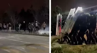 Gözaltıları protesto etmek için ODTÜ'de buluşan öğrencilere polis müdahalesi