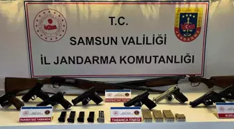 Samsun Bafra'da Kaçak Silah Operasyonu: Çok Sayıda Silah Ele Geçirildi