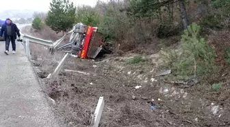 Kütahya'da Trafik Kazası: 1 Yaralı