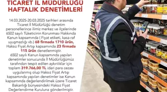 Eskişehir'de Haksız Fiyat Artışı Denetimleri Gerçekleştirildi