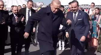 İstanbul'da Nevruz kutlaması! Cumhurbaşkanı Erdoğan, ateşi yakıp üzerinden atladı