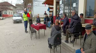 Kırklareli'nde Jandarma'dan Traktör Sürücülerine Trafik Eğitimi