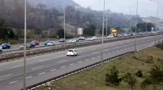 Ramazan Bayramı Tatili İçin TEM Otoyolu'nda Yoğunluk
