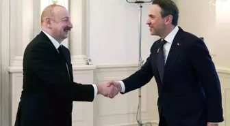 Bakan Bayraktar, Bakü'de Azerbaycan Cumhurbaşkanı Aliyev ile Görüştü