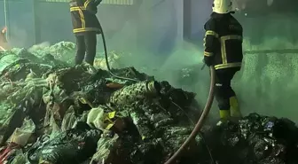 Reyhanlı'da Geri Dönüşüm Fabrikasında Yangın