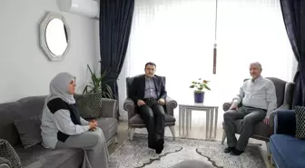 Kütahya Valisi Musa Işın'dan şehit ailelerine ziyaret