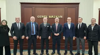 TÜBAF'tan AK Partili Elitaş'a ziyaret