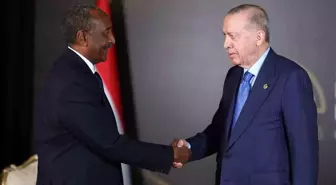 Cumhurbaşkanı Erdoğan, Sudan Egemenlik Konseyi Başkanı Ek Burhan ile görüştü