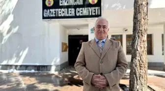 Zeki Demirbaş, Erzincan Gazeteciler Cemiyeti'nin Yeni Başkanı Oldu