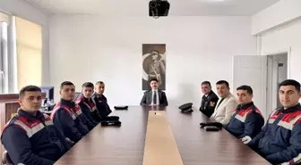 Kaymakam Kahraman, Güvenlik Birimlerini Ziyaret Etti