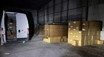 Adana'da 27 Milyon Kaçak Makaron Ele Geçirildi
