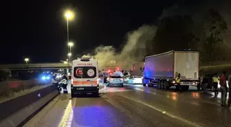 Adana'da Kaza: Alev Alan Cipte 2 Yaralı