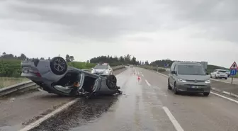 Kozan'da Otomobil Takla Attı: 4 Yaralı