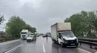 Anadolu Otoyolu'nda Zincirleme Trafik Kazası