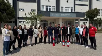 Kumluca'da Yangın Tatbikatı Gerçekleştirildi