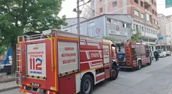 Bafra'da Tekstil Atölyesinde Yangın Çıktı