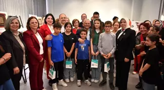 Başkan Büyükkılıç, çocukların sanatla buluştuğu sergiyi açtı