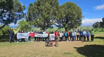 Beyşehir Gölü'nde Kuraklığa Dikkat Çekmek İçin Bisiklet Etkinliği