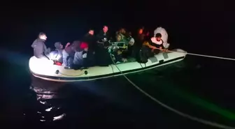 Bodrum Açıklarında Düzensiz Göçmenler Kurtarıldı