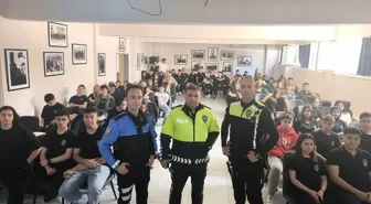Bodrum'da Lise Öğrencilerine Trafik Eğitimi Verildi