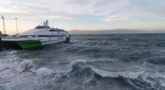 Bursa-İstanbul Deniz Otobüsü Seferleri Olumsuz Hava Nedeniyle İptal Edildi