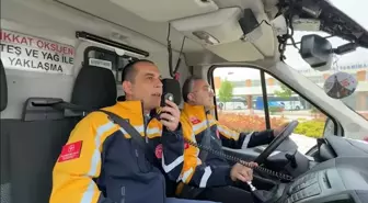 Çankırı'da Fermuar Sistemi Farkındalığı İçin Ambulansla Anons Yapıldı