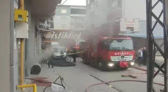 Samsun'un Çarşamba İlçesinde Depo Yangını