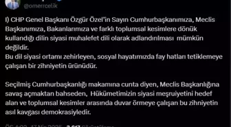 AK Parti'den CHP'ye Sert Eleştiriler