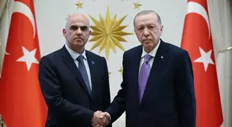 Cumhurbaşkanı Erdoğan, Avrupa Konseyi Genel Sekreteri Berset'i kabul etti