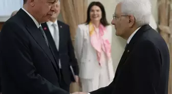 Cumhurbaşkanı Erdoğan, İtalya Cumhurbaşkanı Mattarella ile görüştü