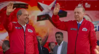 Cumhurbaşkanı Erdoğan: 'Kıbrıs Türkü'nün varlığına tahammül edemeyenlere taşeronluk yapanların TEKNOFEST'ten rahatsız olması doğaldır'