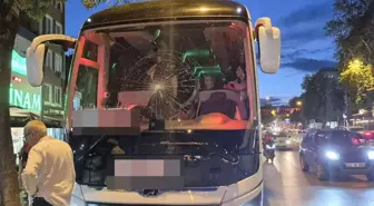 Edirne'de Yolcu Otobüsünde Kaza: Bir Kadın Yaralandı